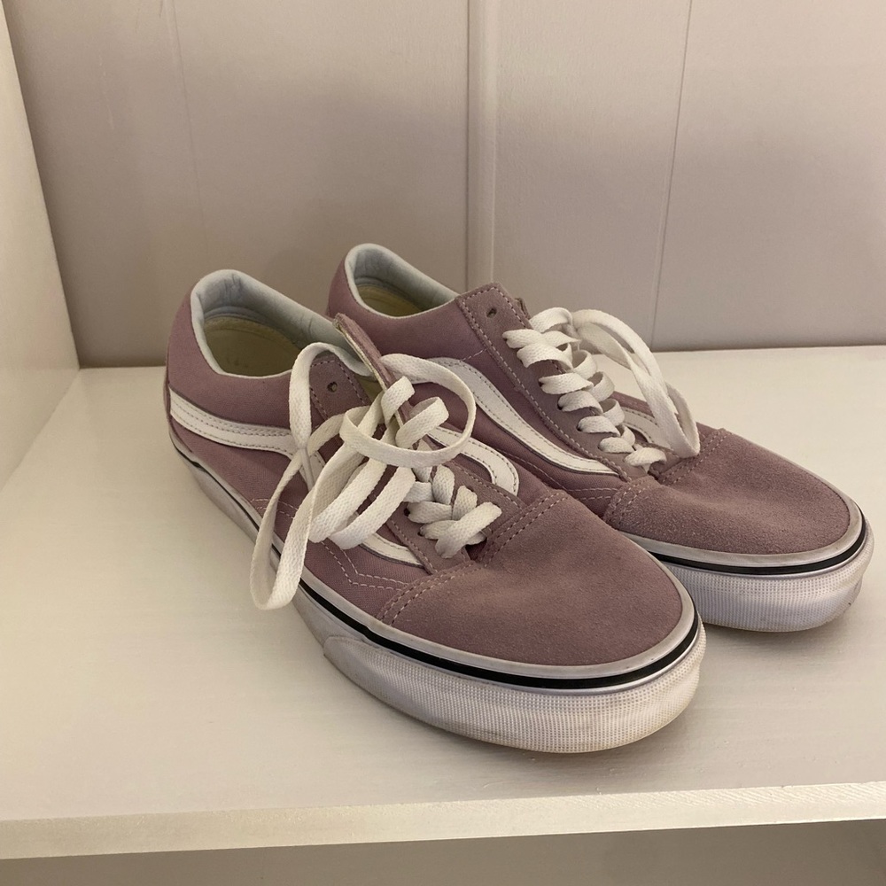 Light Purple Vans Women 8.5 Men 7